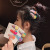 Yang Xin Korean New Colorful Quicksand Transparent Clip Children's Fruit Hairpin PVC Side Clip Baby BB Headdress