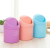 Small desktop trash bin mini creative with cover home kitchen guest raised trash bin desktop storage bucket