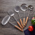 304 Stainless Steel Spatula Beech Cooking Five-Piece Kitchen Ware Set Slotted Turner Fish Spatula Soup Ladle Spatula Set Factory Direct Sales