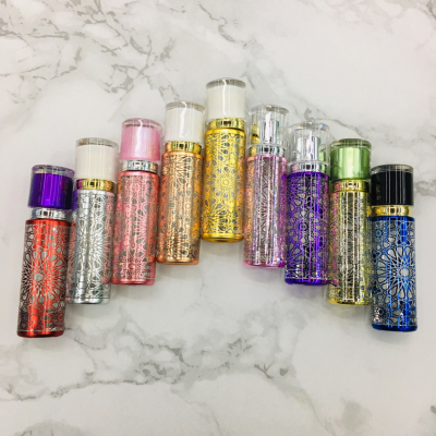 Manufacturers direct 30 ml electroplating color perfume bottles spot
