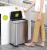 EKO trample on lid trash can kitchen living room household large garbage dry and wet sorting trash can