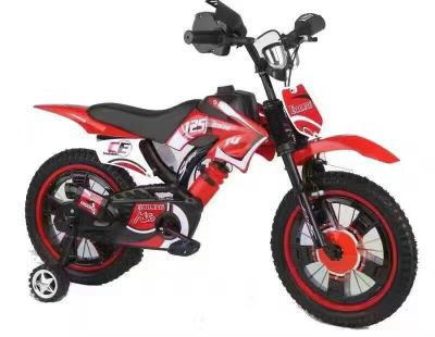 Children's bicycle 16 \\\"12\\\" years old 5-7 years old 9-10 years old male and female motorcycle one piece instead
