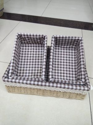 Storage Basket Basket Simple Cloth Home Furnishing Woven Storage Box with Lid Sundries Toy Storage Box