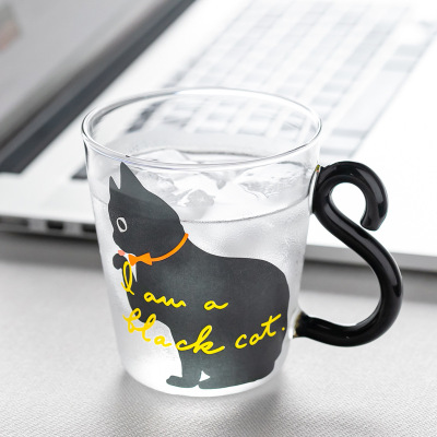 Japanese creative Kitty cup printing cup milk cup coffee cup water cup juice drink cup