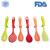 AMAZON HOT SELL SILICONE KITCHEN SET WITH HOLDER HANLE 