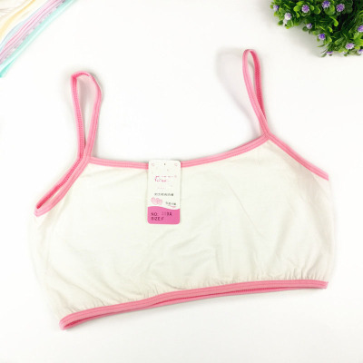 Cheap schoolboy bras for puberty hot style cotton girl-wrapped bras for women from myanmar