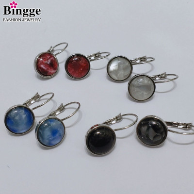 Exquisite multi-color earrings 2019 new customized fashion versatile earring manufacturers direct