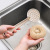 The Wash the dishes with a small brush kitchen Wash with a clean brush Wash the dishes with a brush
