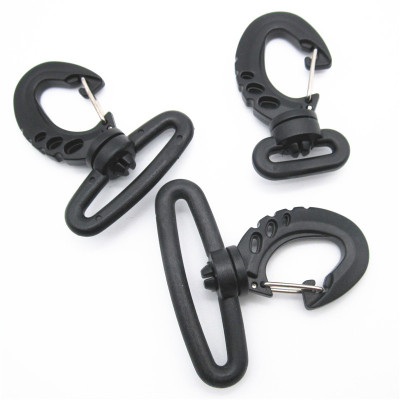 Spot Supply Luggage Accessories Wire Hook Universal Turn Hook Bag Hook Buckle Plastic Hooks Swivel Hook