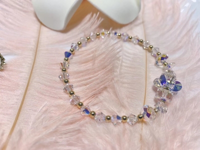 Swarot crystal for Natural stone crystal lady bracelet