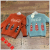 Girl's love knit sweater spring new breathable child sweater single layer children's long sleeve sweater