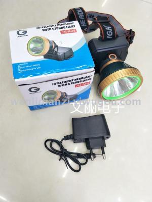 New multi-functional rechargeable head lamp LED strong bald head lamp battery head lamp miner's head lamp