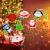 Christmas wood craft kit Christmas tree hanging decoration wood chip with hole DIY Wodden