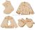Wooden Christmas decorations can draw blank Christmas tree ornaments children DIY crafts sweater wood chips