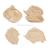 Wooden Christmas decorations can draw blank Christmas tree pendants children DIY hedgehog wood chips