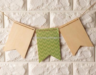 Hanging board, wood chips, decorative door signs, home decoration plain signs, DIY