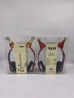 New yj-603b factory sells cartoon Christmas headphone plug