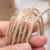 Manufacturers direct diy checking jute rope vintage decorative cord photo wall binding rope