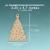 Wooden Christmas decorations can be painted blank Christmas tree hanging wood pieces children's DIY arts and crafts,