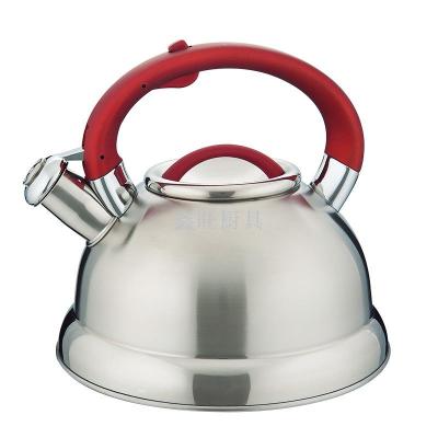 Export high quality stainless steel kettle gas induction cooker universal whistle to boil kettle