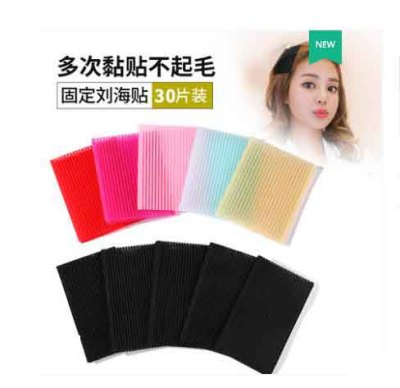 Velcro Female Hair Bang Sticker Hair Sticker Hook and Loop Fasteners Internet Hot Hair Stick Headdress Sticky Hair Artifact Cropped Hair Fastener