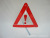 Triangular Warning Rack Safety Warning Sign Reflective Tripod Ws-3055 Plastic Boxed Triangle