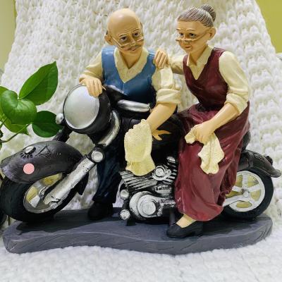 Motorcycle a series of in-laws resin home decoration birthday gift