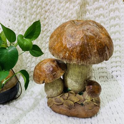 Imitation plant mushroom resin for indoor and outdoor garden roots