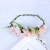 Western style bride garland lily hair band hair clasp