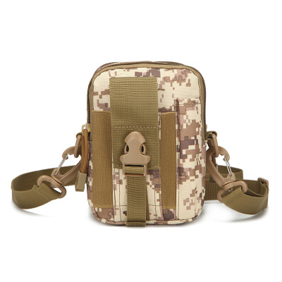 The Hmolle Fanny pack for mountaineering tactics outdoor sports camouflage running sports mobile phone pocket