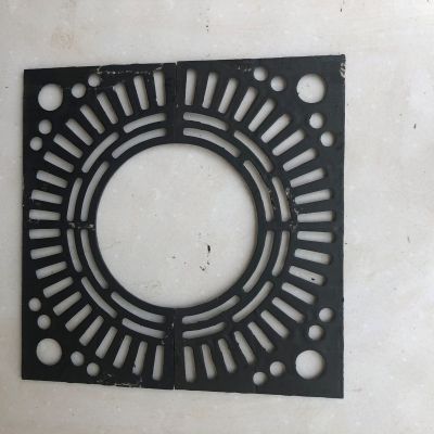 Manufacturer wholesale spool cast iron tree drain manhole tapping cover round storm sewer municipal manhole cover