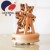 Direct Selling European Ferris Wheel Home Decoration Christmas Music Box Solid Wood Sky City Music Box Customizable Lettering