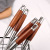 304 Stainless Steel Kitchenware Rosewood Spatula Spoon Colander Home Use Set Cooking Wooden Handle Soup Spoon Kitchen Tools