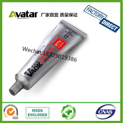 VOAK grey car silicone sealant 55g rtv silicone rubber sealant adhesive 