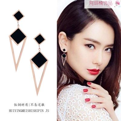 Arnan jewelry fashion stainless steel earrings titanium steel earrings popular manufacturers direct