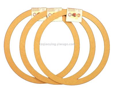 Density board MDF wreath shape, suitable for photo frame, candle ring