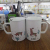 Cute animal alpaca full flower ceramic cup creative milk office home mug (60 containers)