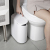 Factory Spot Oval Area Type Elastic Cover Trash Can Export Japanese Bathroom Quilted Plastic Bucket