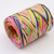 Factory direct marketing multi-color woven lafite paper rope gift bouquet packaging decoration rope 80m4 color mix