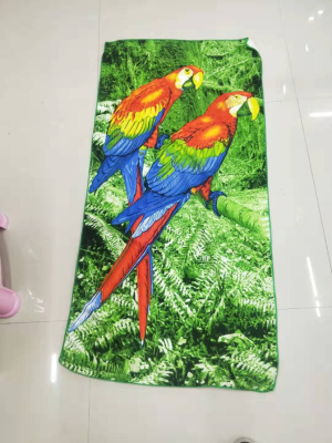 Microfiber active printing bath towel beach towel spot 240 square grams weight can be customized