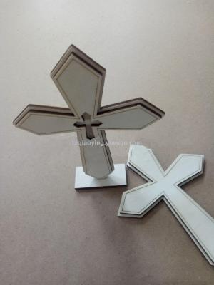 Creative church Jesus wooden cross trade export for direct supply manufacturers