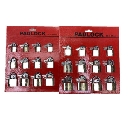 Padlock spray gold Padlock suction card Padlock imitation copper Padlock