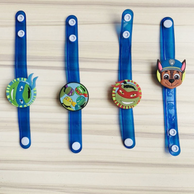 Professional Production Customized PVC Soft Rubber Cartoon Children's Wrist Strap Epoxy Watch Band 3 Dstereo Wrist Strap