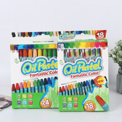 Cartoon Crayon Children Art painting 12 Color oil painting Stick can be customized