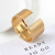 New Boutique European and American Fashion Metal Trend Simple Versatile Exaggerated Dignified Generous Style Bangle Bracelet