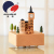 European-Style Simple Big Ben Bell Tower Building Model Music Box Birthday Gift Wooden Craftwork Music Box Customization