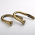 Curtain Wall Hook U-Shaped Curtain Accessory Hook Bronze Wall Hook Curtain Buckle Creative Matching