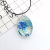 Lady oval necklace three-color handmade glass globe jewelry diy plant creative personality pendant