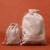 Spot vintage plain yellow gunny bag drawstring wedding gift small bag 9*12CM