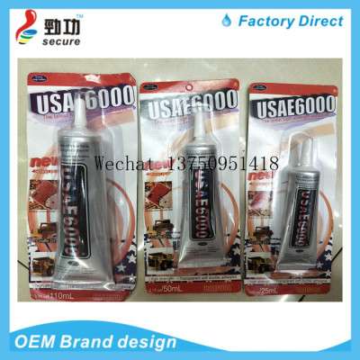 USAE6000 Factory Price 15 Ml 25ml 50ml 110ml b-7000 B6000 T7000 T8000 Adhesive Glue For Mobile Touch Screen